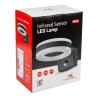 Lampa LED Maclean, ścienna, z czujnikiem PIR, PC+ALU, 20W, 1700lm, IP65, Neutral White 4000K, szara, MCE365