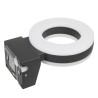 Lampa LED Maclean, ścienna, z czujnikiem PIR, PC+ALU, 20W, 1700lm, IP65, Neutral White 4000K, szara, MCE365