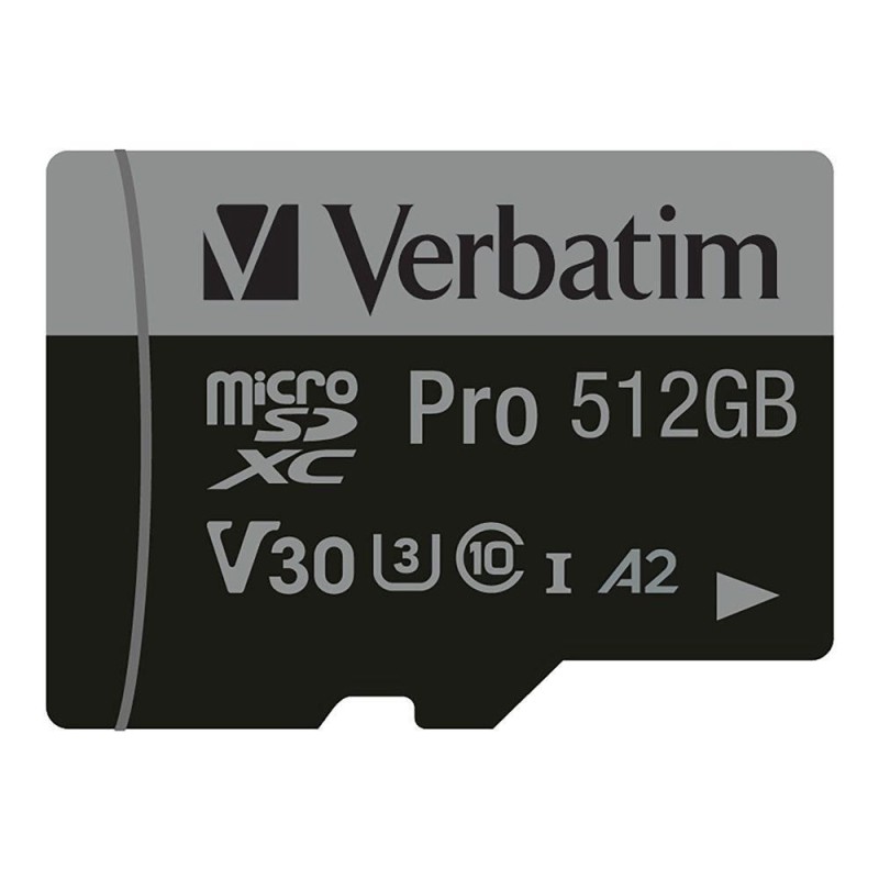 Verbatim 47046 pamięć flash 512 GB MicroSDXC UHS-I Klasa 10 Verbatim 47046 pamięć flash 512 GB MicroSDXC UHS-I Klasa 10
