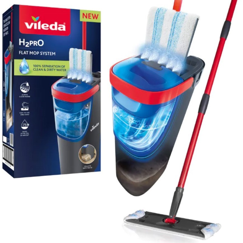Mop płaski Vileda H2prO Mop płaski Vileda H2prO