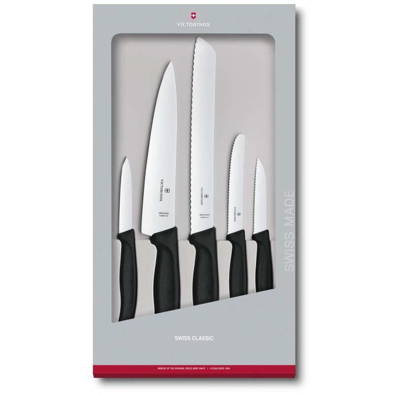 Victorinox V-6.71 33.5G Swiss Classic K?chengarnitur, 5-teilig, schwarz
