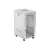 SZAFA INSTALACYJNA RACK STOJĄCA 19" 22U 600X800 SZARA DRZWI SZKLANE LCD LANBERG (FLAT PACK) V2