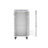 SZAFA INSTALACYJNA RACK STOJĄCA 19" 22U 600X800 SZARA DRZWI SZKLANE LCD LANBERG (FLAT PACK) V2