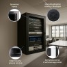 Extralink Szafa rack 18U 600x450 Czarna montowana na ścianie