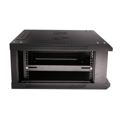 Extralink Szafa rack 4U 600x600 Czarna montowana na ścianie