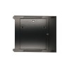 Extralink Szafa rack 12U 600x600 AZH Czarna montowana na ścianie, dwusekcyjna