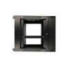Extralink Szafa rack 12U 600x600 AZH Czarna montowana na ścianie, dwusekcyjna