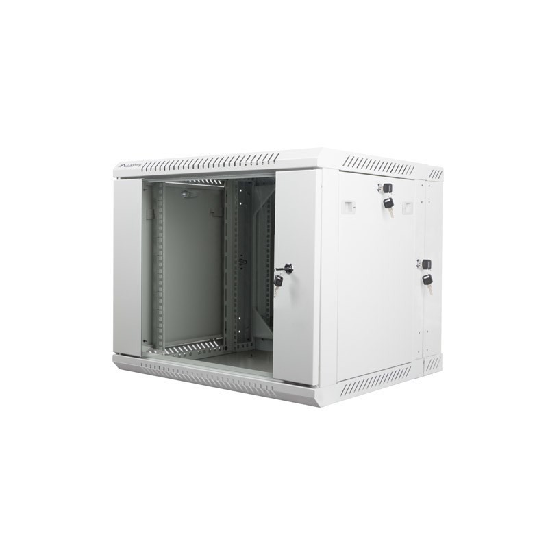 SZAFA INSTALACYJNA RACK WISZĄCA DWUSEKCYJNA 19" 9U 600X600 SZARA LANBERG (FLAT PACK) SZAFA INSTALACYJNA RACK WISZĄCA DWUSEKCYJNA 19" 9U 600X600 SZARA LANBERG (FLAT PACK)