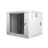 SZAFA INSTALACYJNA RACK WISZĄCA DWUSEKCYJNA 19" 9U 600X600 SZARA LANBERG (FLAT PACK)