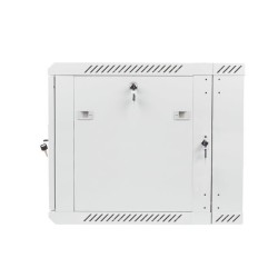 SZAFA INSTALACYJNA RACK WISZĄCA DWUSEKCYJNA 19" 9U 600X600 SZARA LANBERG (FLAT PACK)