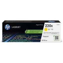 HP Oryginalnym wkładem z żółtym tonerem 220X LaserJet