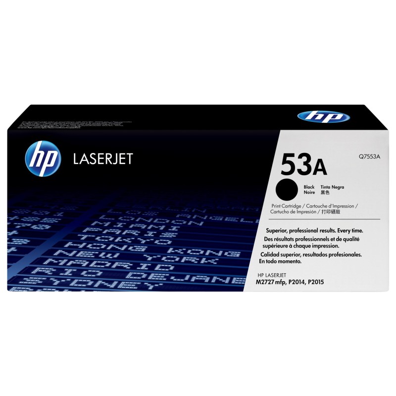 HP 53A oryginalny wkład z czarnym tonerem LaserJet HP 53A oryginalny wkład z czarnym tonerem LaserJet