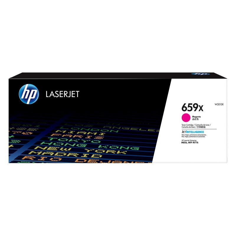 HP LaserJet 659X oryginalny purpurowy toner o dużej wydajności HP LaserJet 659X oryginalny purpurowy toner o dużej wydajności
