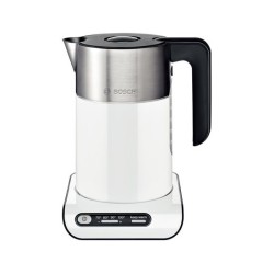 Bosch TWK8611P czajnik elektryczny 1,5 l 2400 W Antracyt, Stal nierdzewna, Biały