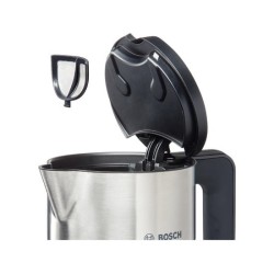Bosch TWK8611P czajnik elektryczny 1,5 l 2400 W Antracyt, Stal nierdzewna, Biały