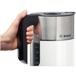 Bosch TWK8611P czajnik elektryczny 1,5 l 2400 W Antracyt, Stal nierdzewna, Biały