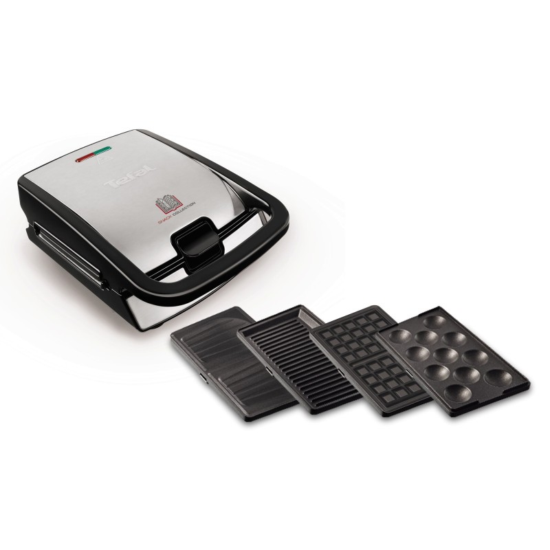 Tefal SW854D toster 700 W Czarny, Stal nierdzewna Tefal SW854D toster 700 W Czarny, Stal nierdzewna