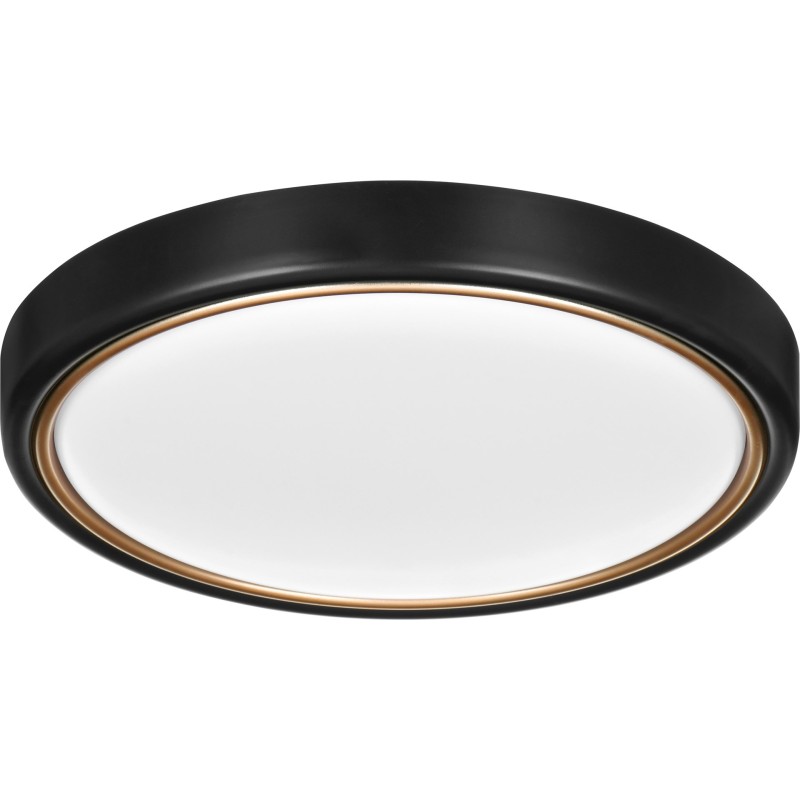 Nowoczesny plafon sufitowy LED Activejet VERDI B/G Czarno - Złoty 23W Nowoczesny plafon sufitowy LED Activejet VERDI B/G Czarno - Złoty 23W