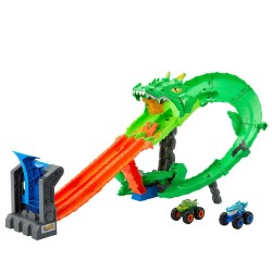 Zestaw wyścigowy z autkami Hot Wheels MT Smoczy wyścig JFR06