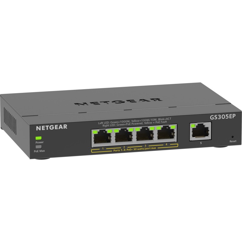 5-PORT 1G POE+ SWITCH 62WATT/SMART MGD PLUS 5-PORT 1G POE+ SWITCH 62WATT/SMART MGD PLUS
