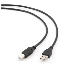 Kabel GEMBIRD CCP-USB2-AMBM-10 (USB 2.0 typu A M - USB 2.0 typu B M 3m kolor czarny)