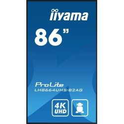 Monitor Iiyama 86-calowy model LH8664UHS-B2AG z HDMI i USB