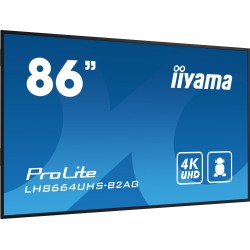 Monitor Iiyama 86-calowy model LH8664UHS-B2AG z HDMI i USB