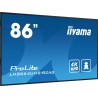 Monitor Iiyama 86-calowy model LH8664UHS-B2AG z HDMI i USB