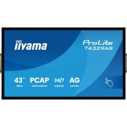 Monitor IIYAMA 108cm (42.5") T4329AS-B1AG 16:9 M-Touch 2xHDMI+UBS-C