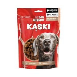 Pan Mięsko Przysmak dla psa Kąski Wołowina 100g