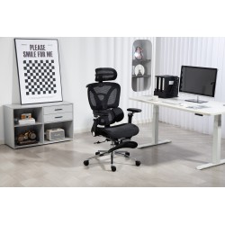 Activejet Fotel biurowy Ergonomiczny YK848 czarny