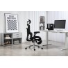 Activejet Fotel biurowy Ergonomiczny YK848 czarny
