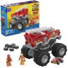 ZESTAW KLOCKÓW MEGA BLOKS HOT WHEELS MONSTER TRUCKS 5-ALARM HHD19 WÓZ STRAŻACKI