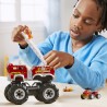 ZESTAW KLOCKÓW MEGA BLOKS HOT WHEELS MONSTER TRUCKS 5-ALARM HHD19 WÓZ STRAŻACKI