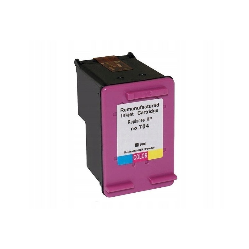 SUPERBULK B-H704C tusz trójkolorowy do drukarki HP (zamiennik HP 704 CN693AE) Standard SUPERBULK B-H704C tusz trójkolorowy do drukarki HP (zamiennik HP 704 CN693AE) Standard