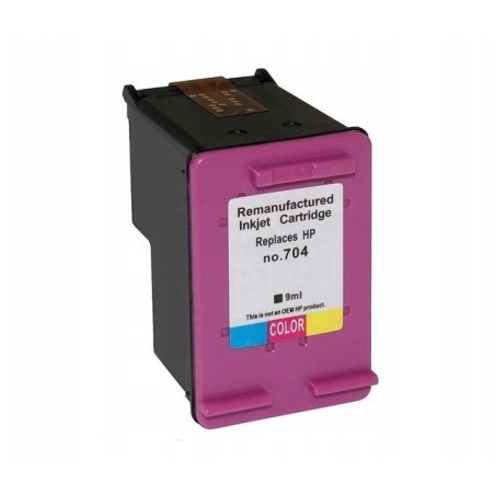 SUPERBULK B-H704C tusz trójkolorowy do drukarki HP (zamiennik HP 704 CN693AE) Standard