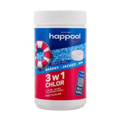 Acrylmed 1kg Multichlor 200g do długotrwałej dezynfekcji wody w basenie - tabletki