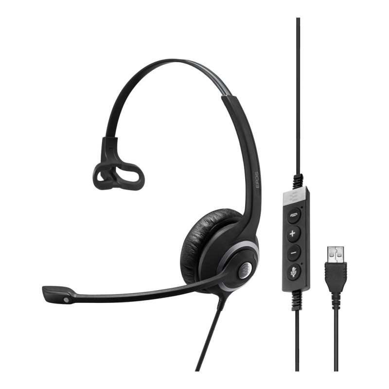 EPOS IMPACT SC 230 USB MS II Zestaw słuchawkowy Przewodowa Opaska na głowę Biuro/centrum telefoniczne USB Typu-A Czarny