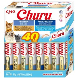 INABA CAT CHURU VARIETIES tuńczyk - przysmak dla kota 40x14 g