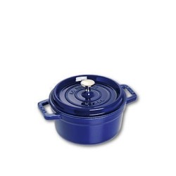 Garnek żeliwny okrągły Staub - Niebieski, 2.2 ltr