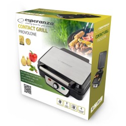 Grill elektryczny Esperanza Provolone EKG007 (stołowy-zamknięty 1800W kolor inox)