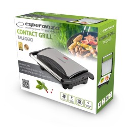 Grill elektryczny stołowy Esperanza Taleggio EKG006 (stołowy-zamknięty 750W kolor inox)