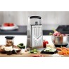 GEFU 10761 ręczna tarka / spiralizer Tarka z pojemnikiem Czarny, Srebrny