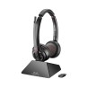 POLY Zestaw słuchawkowy Savi 8220 UC z certyfikatem Microsoft Teams DECT 1880–1900 MHz USB-A