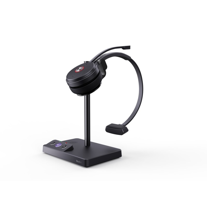 Yealink WH62 Mono Teams Zestaw słuchawkowy Bezprzewodowy Opaska na głowę Biuro/centrum telefoniczne Micro-USB Podstawka do Yealink WH62 Mono Teams Zestaw słuchawkowy Bezprzewodowy Opaska na głowę Biuro/centrum telefoniczne Micro-USB Podstawka do