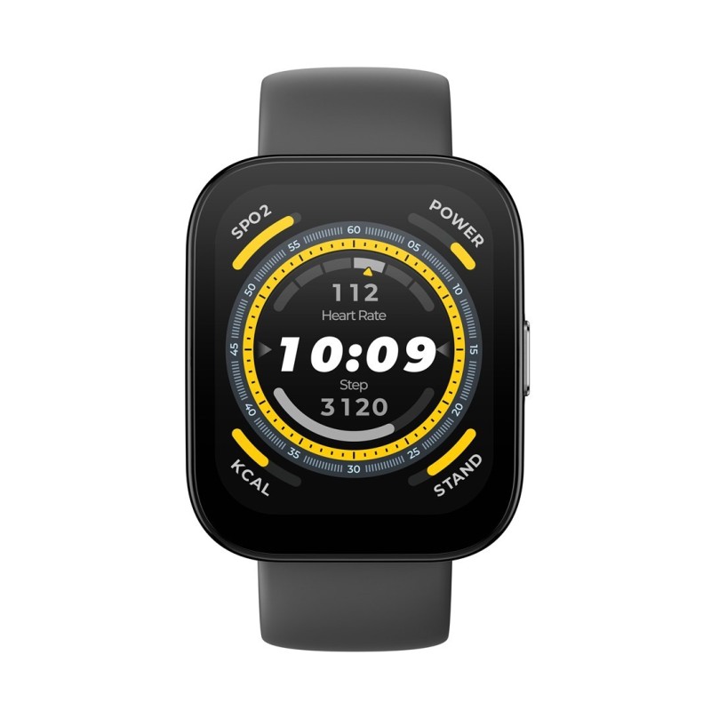 Amazfit Bip 5 4,85 cm (1.91") LCD 38 mm Cyfrowy 320 x 380 px Ekran dotykowy Czarny GPS