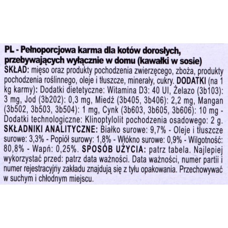 ROYAL CANIN FHN Indoor w galaretce - mokra karma dla kota dorosłego - 12x85 g