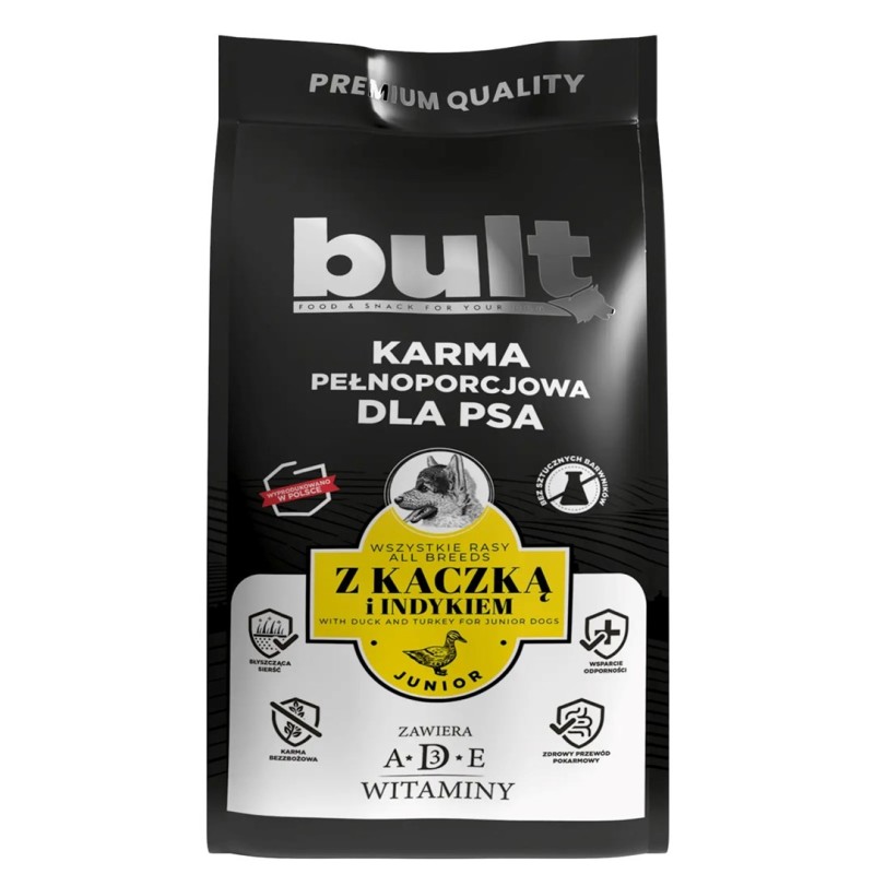 BULT Karma sucha z kaczką i indykiem szczeniąta 3kg BULT Karma sucha z kaczką i indykiem szczeniąta 3kg