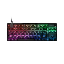 SteelSeries Gaming Keyboard Apex 9 TKL Gaming keyboard Durable and Portable, the detachable USB-C braided cable can withstand