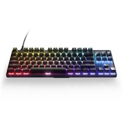 SteelSeries Gaming Keyboard Apex 9 TKL Gaming keyboard Durable and Portable, the detachable USB-C braided cable can withstand